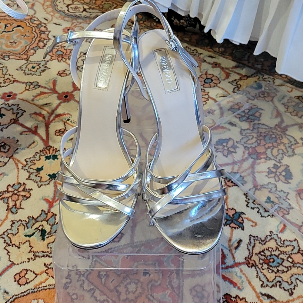 Silver heels